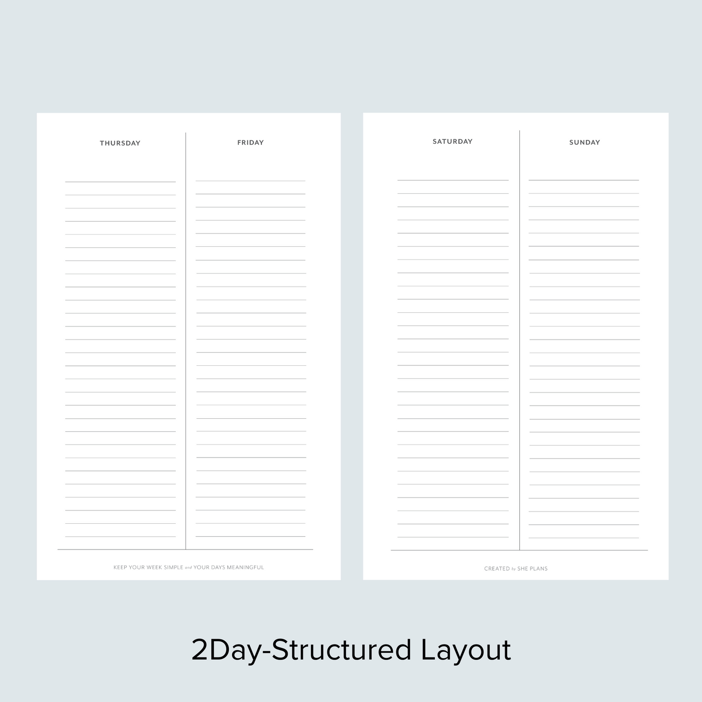 2Day-Structured Discbound Inserts (6 Months)