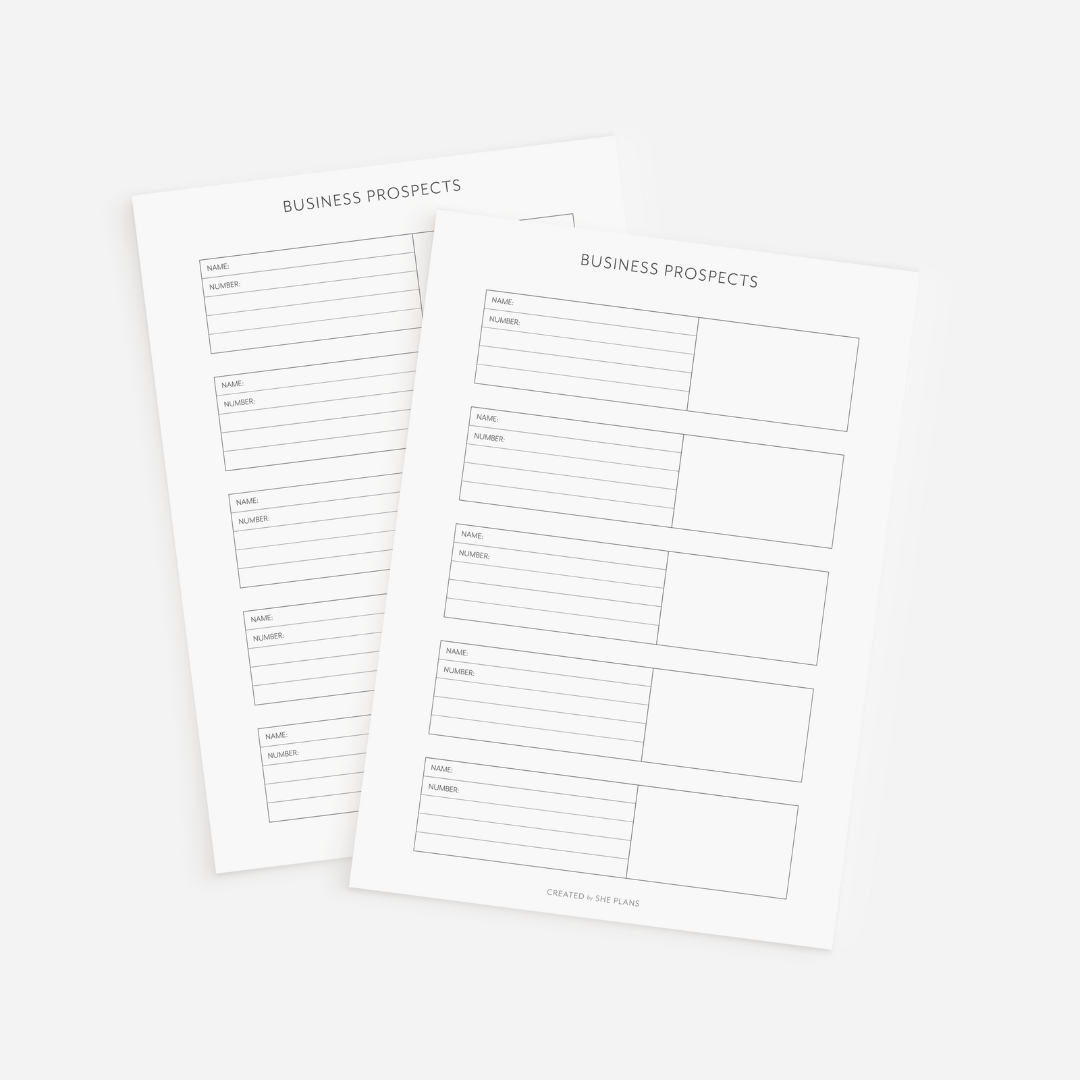 Business Prospects Tracker