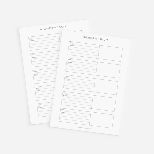 Business Prospects Tracker