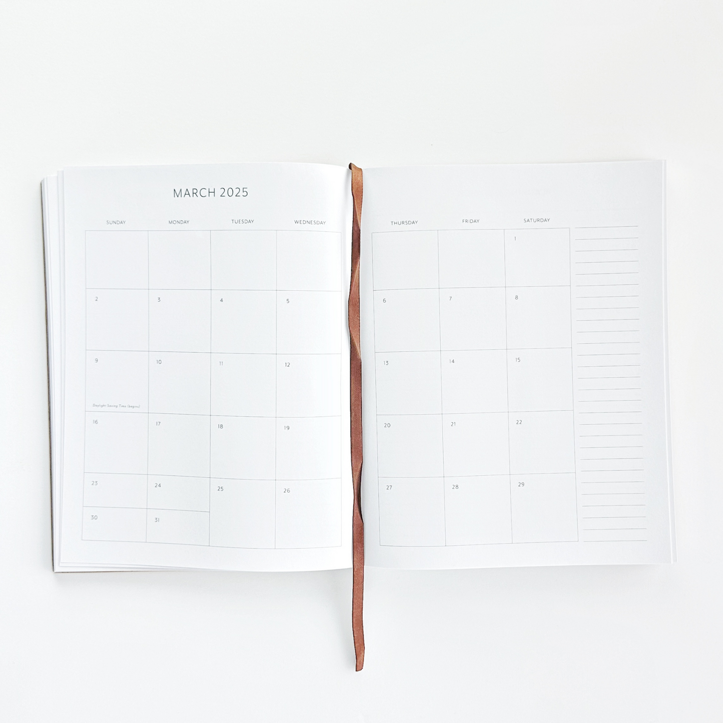 2025 Daily Planner (Jan.- June)