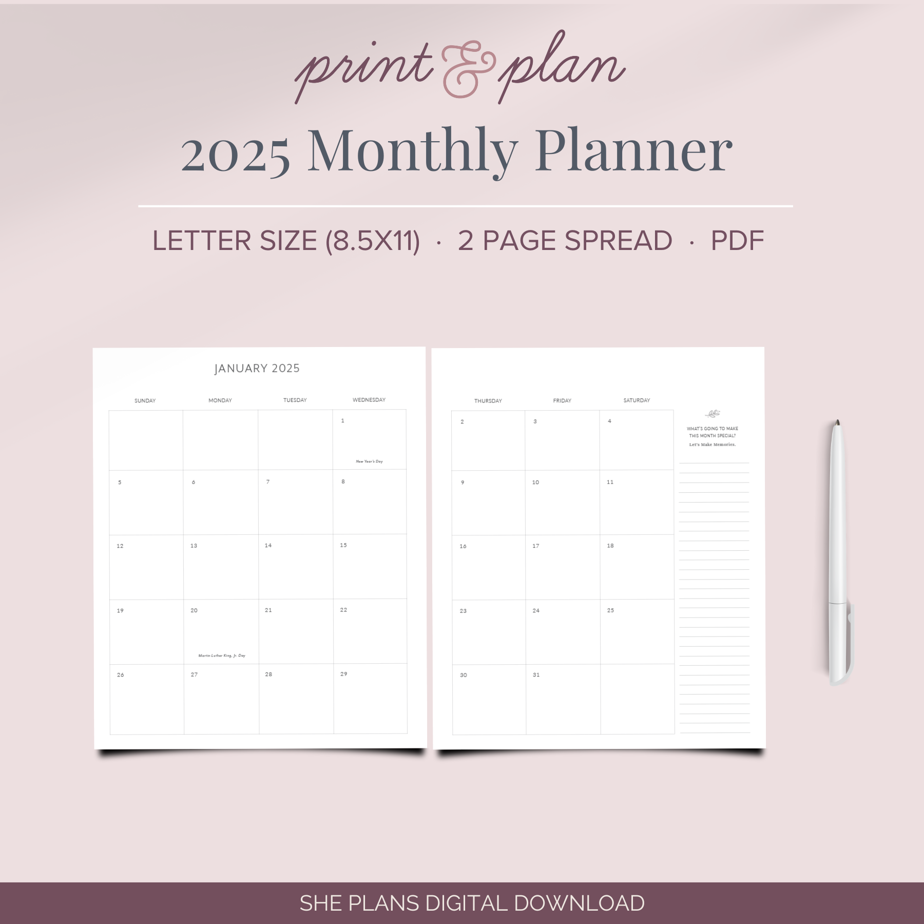 2025 Monthly Planner Printable – She Plans 2025-monthly-planner-printable-she-plans
