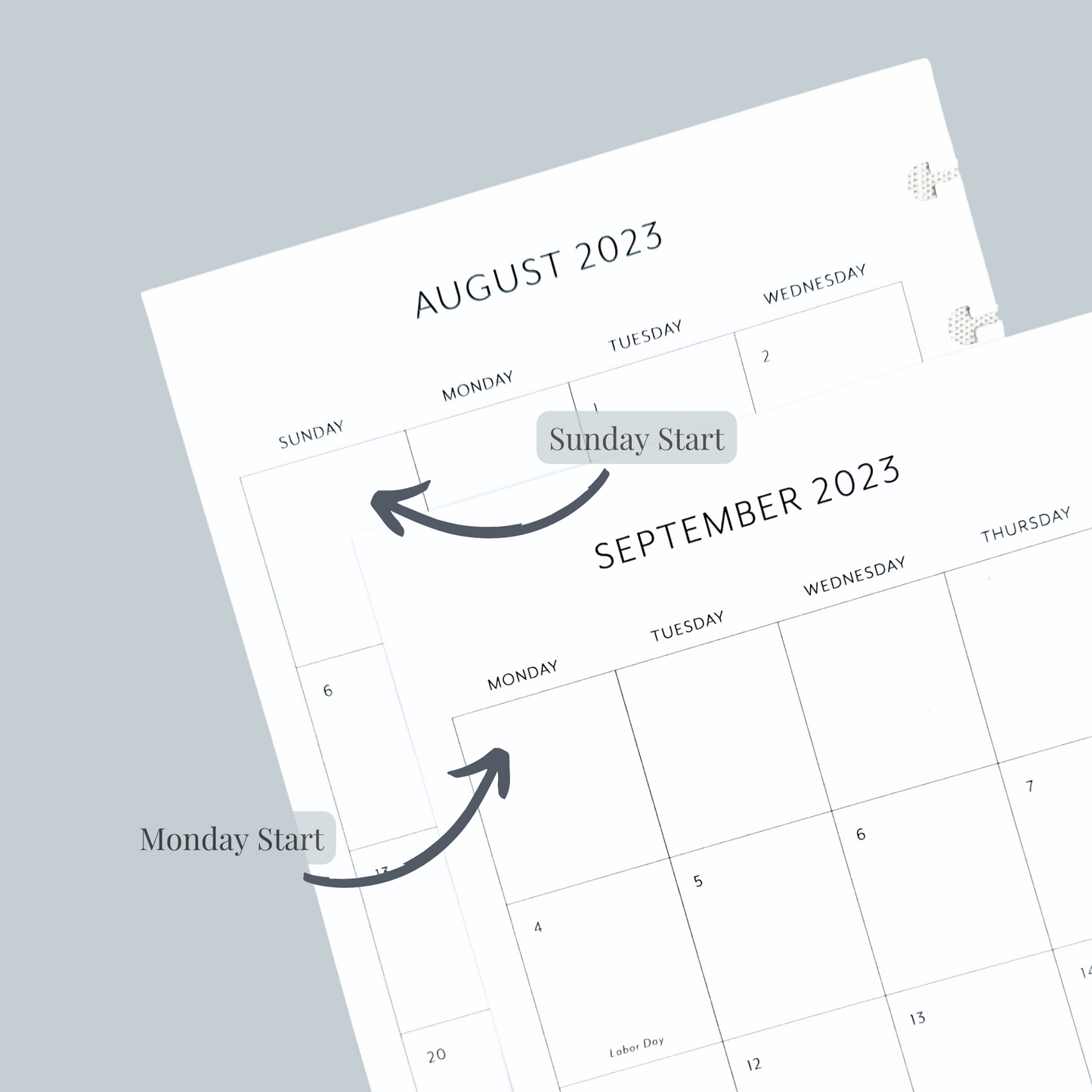 Monthly Layout Format