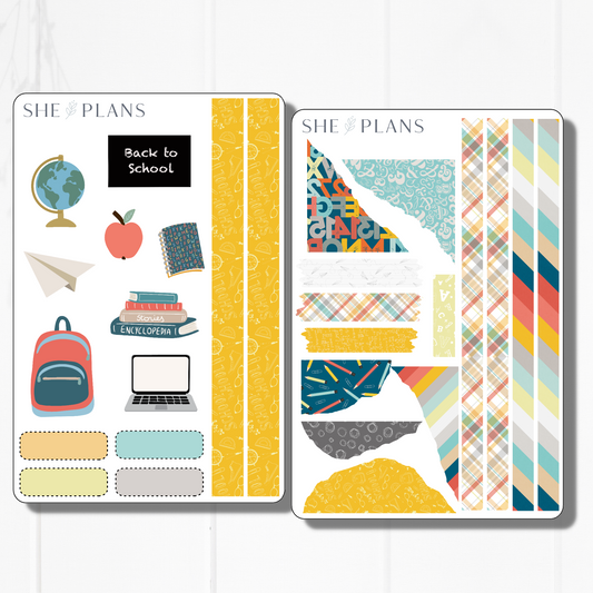 School Days Sticker Kit