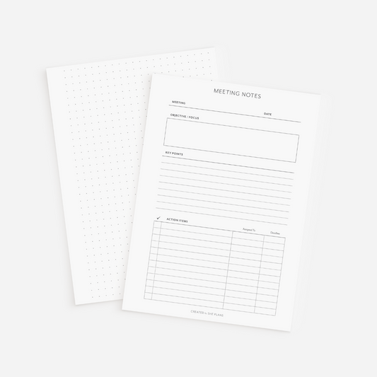 Meeting Note Inserts