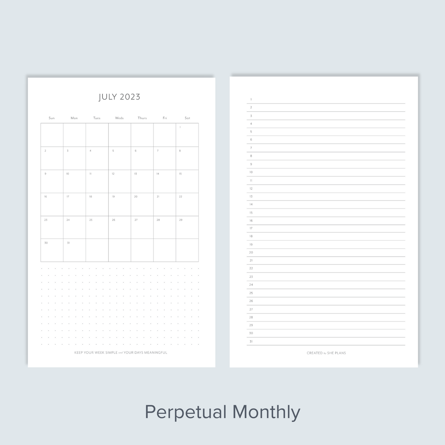 Sample Pack "Plan Your Way" Discbound Inserts