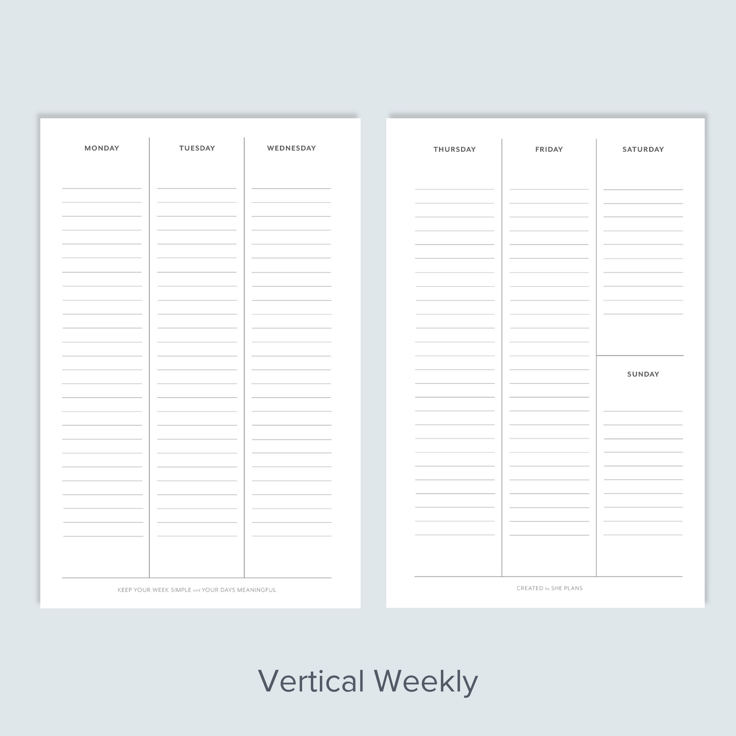 Sample Pack "Plan Your Way" Discbound Inserts