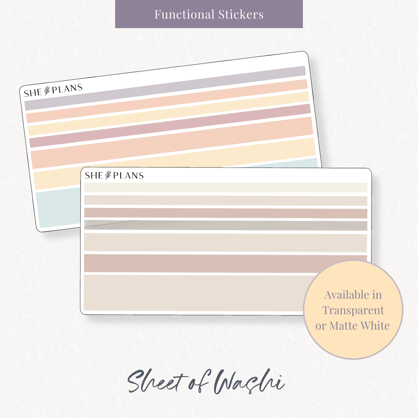 Washi Strip Stickers