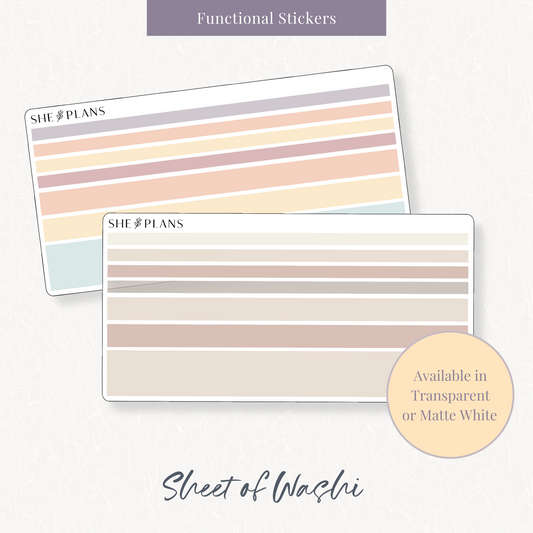 Washi Strip Stickers