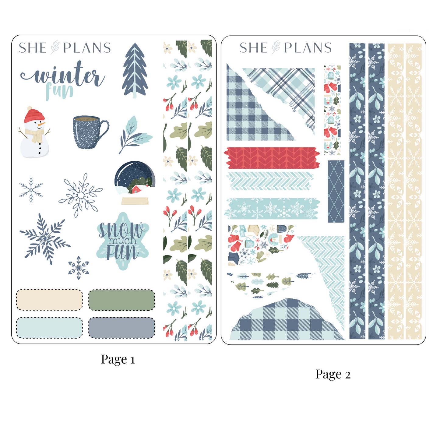 Winter Sticker Kit