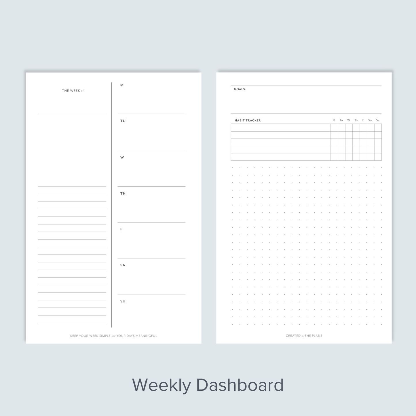 Sample Pack "Plan Your Way" Discbound Inserts
