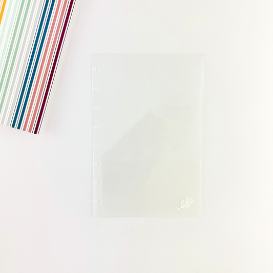 Clear Discbound Pocket Folder
