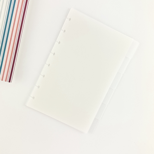 Half Letter Clear Divider Tabs