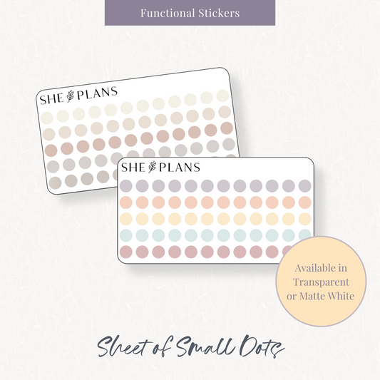 Small Dot Stickers