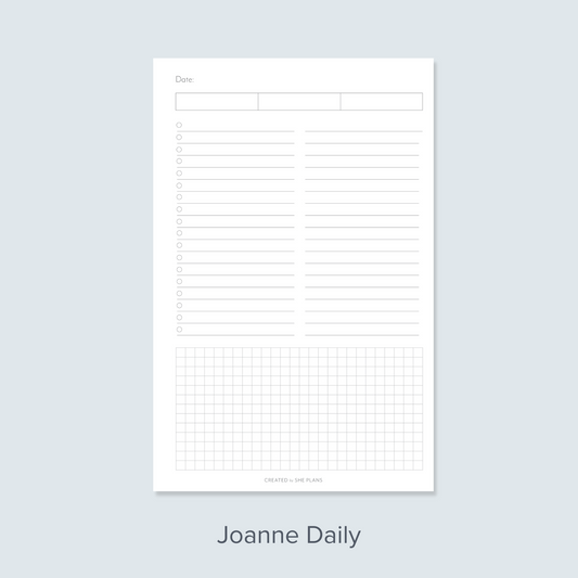Joanne Daily Discbound Inserts (31 days)