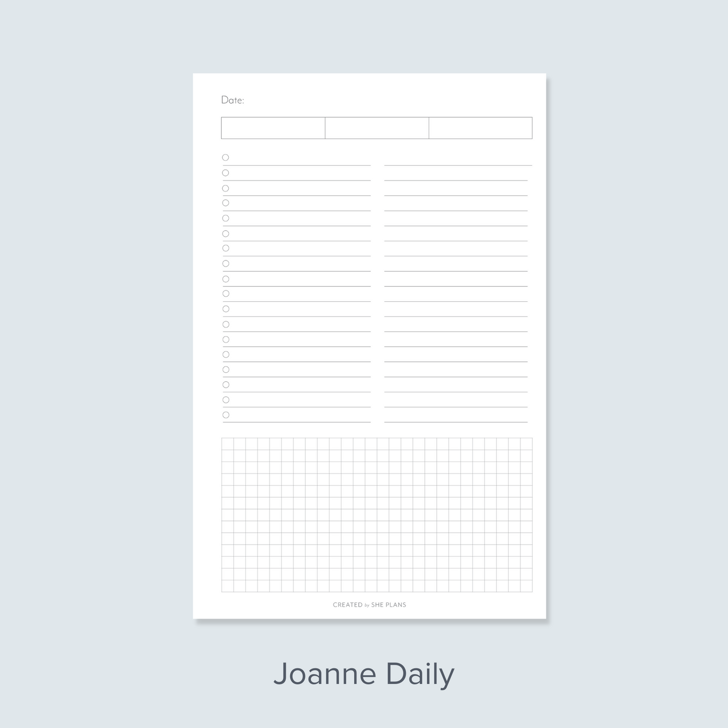 Sample Pack "Plan Your Way" Discbound Inserts