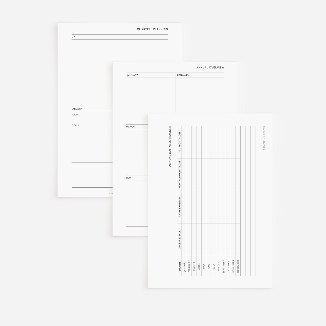 Annual Business Overview Inserts