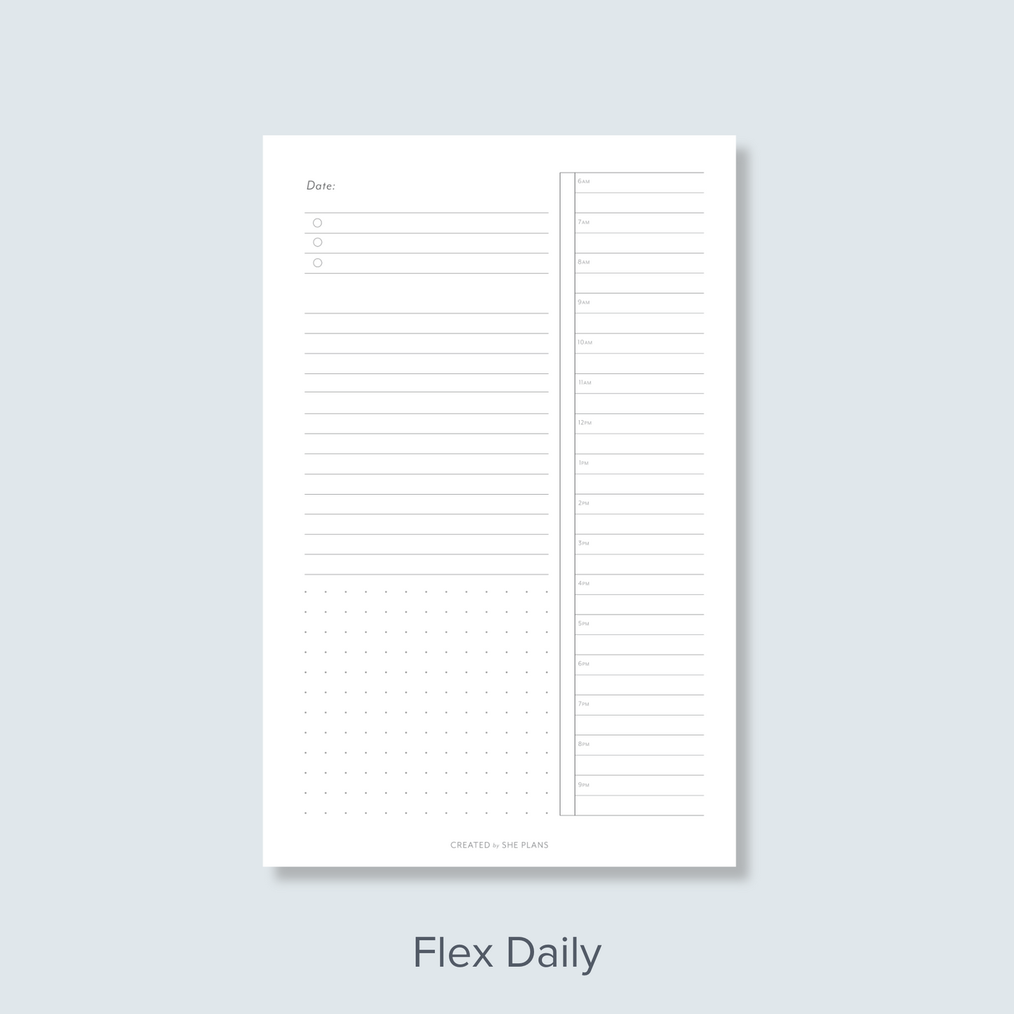Flex Daily Discbound Inserts (31 days)