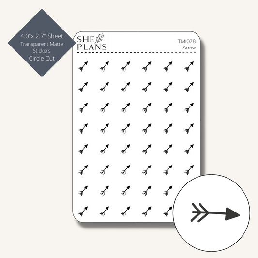 Arrow Icon Stickers (Transparent)