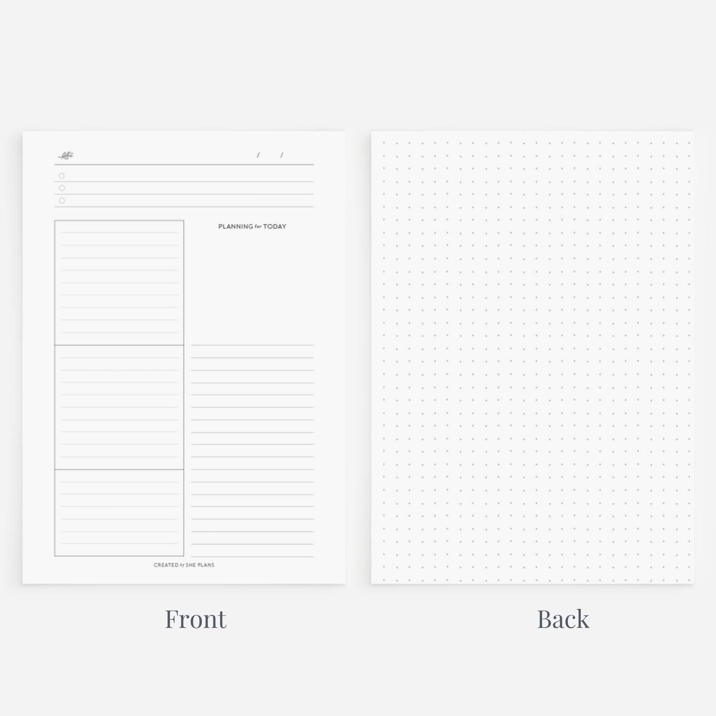 Daily Block Notepad