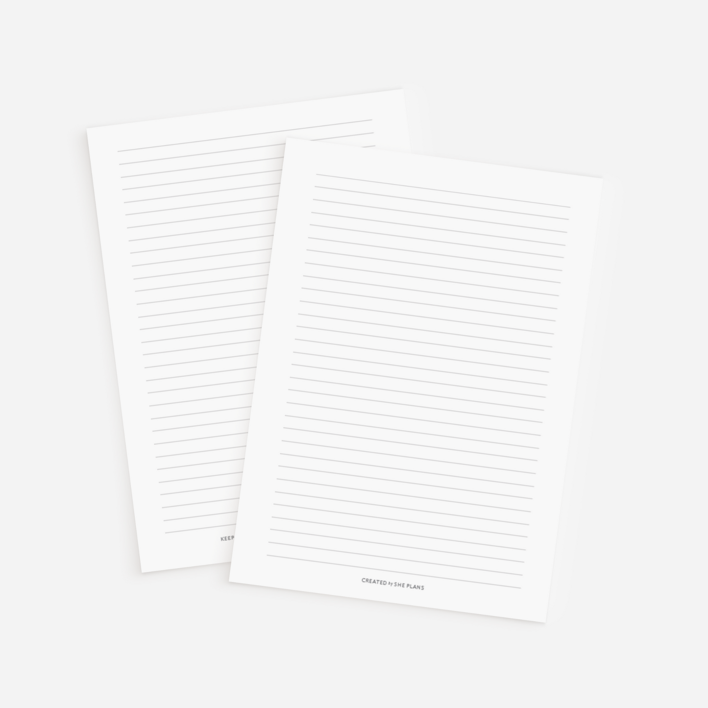 Lined Notes Inserts