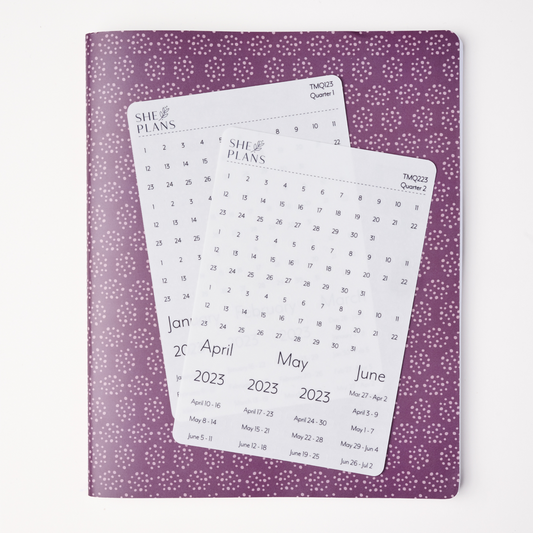 3 Month Date Dot Sticker Sheet
