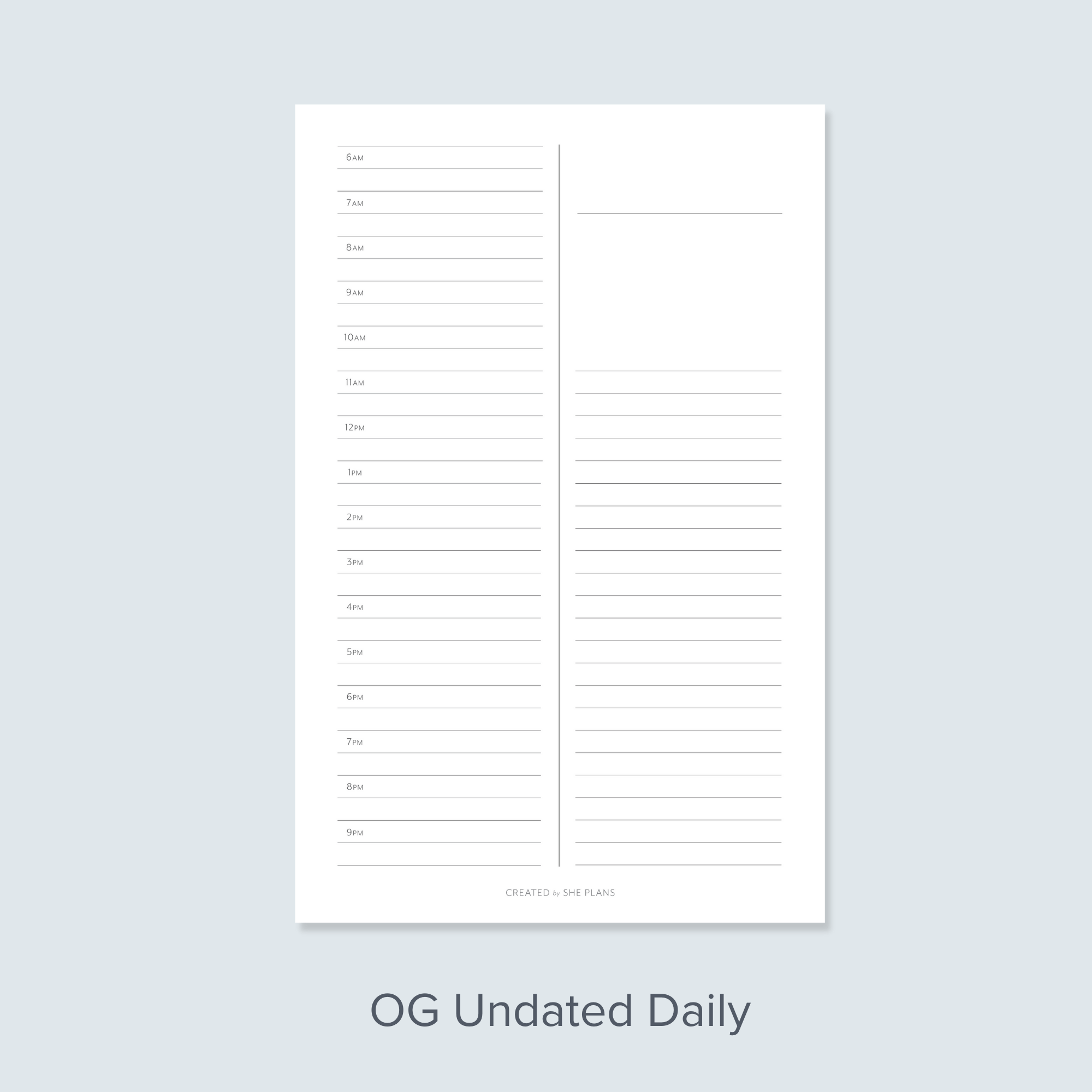 OG Daily Discbound Inserts (Quarterly Pack) – She Plans