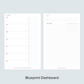 Blueprint Dashboard Discbound Inserts (6 Months)