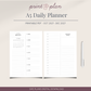 2027 A5 Daily Planner Printable Q4