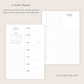 A5 Daily Planner Printable Q1