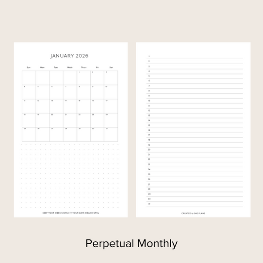 Dated 2026 Weekly Blueprint Planner