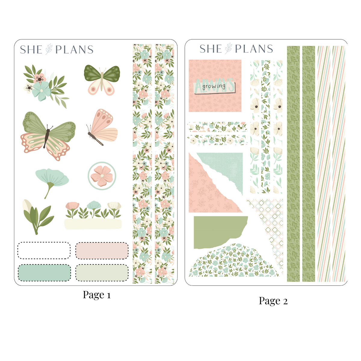 Quarter 2 Sticker Bundle – She Plans