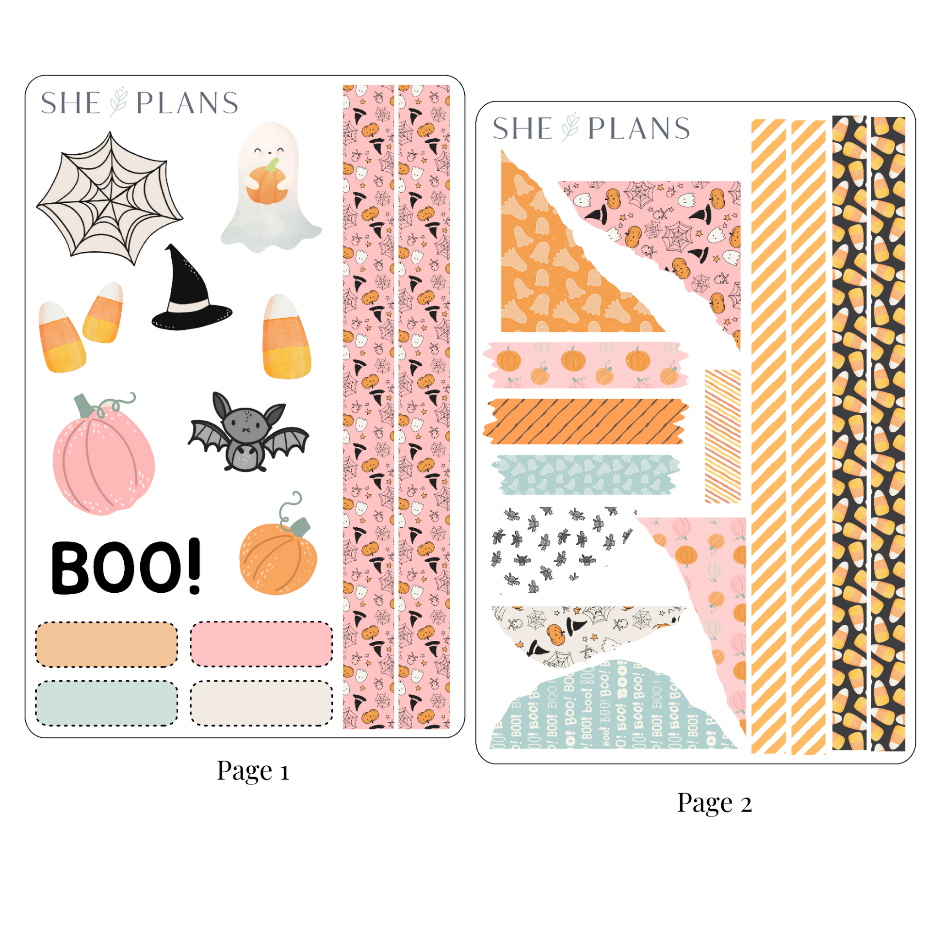 October Sticker Sheets