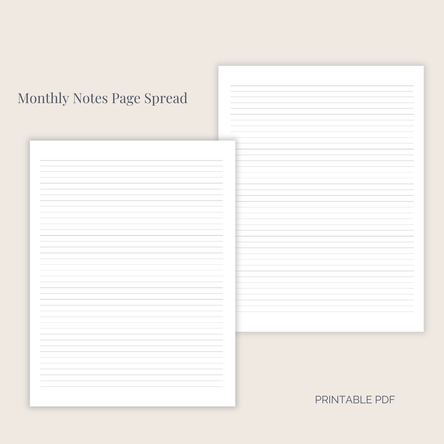 2026 Monthly Planner Printable