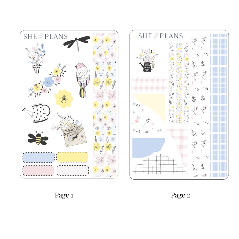 Quarter 2 Sticker Bundle – She Plans