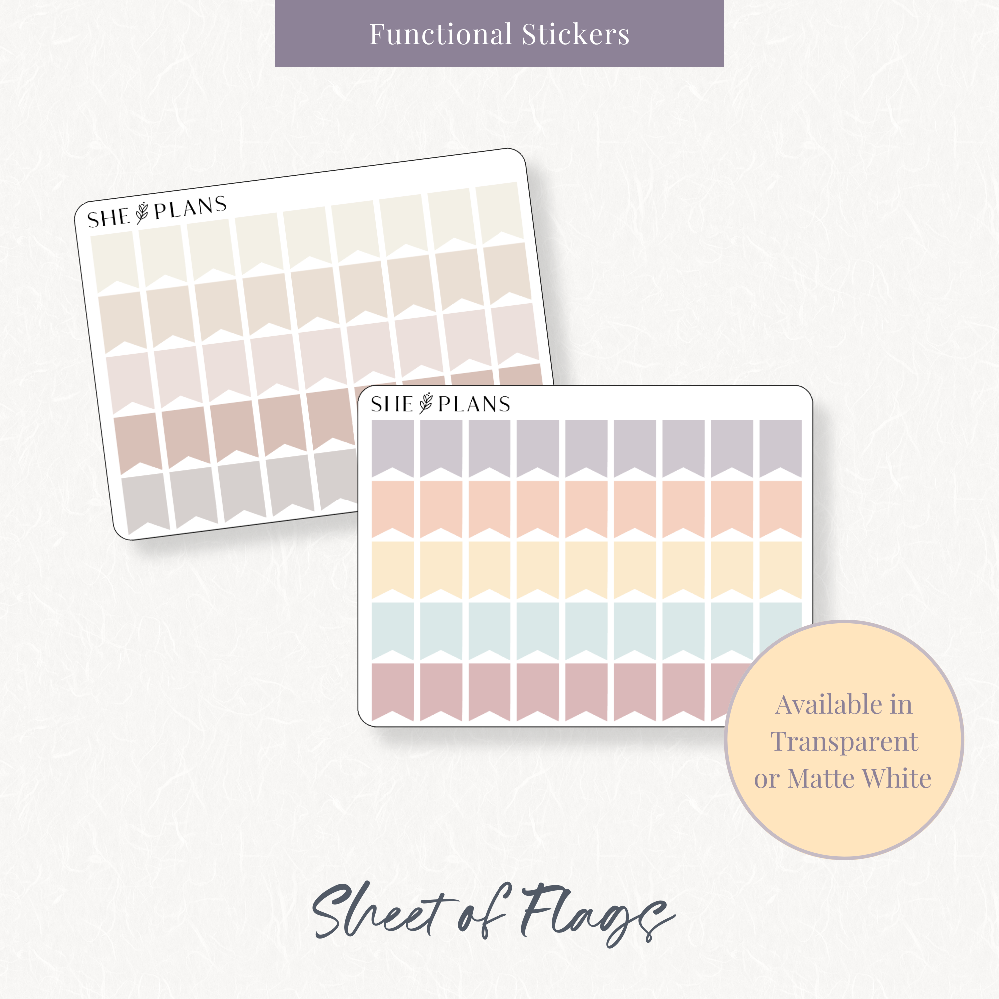 She Sticker Flag Stickers – She Plans