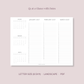 2027 Printable Quarterly At-A-Glance Planner
