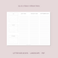 Printable Quarterly At-A-Glance Planner (Q3 & Q4 2023)
