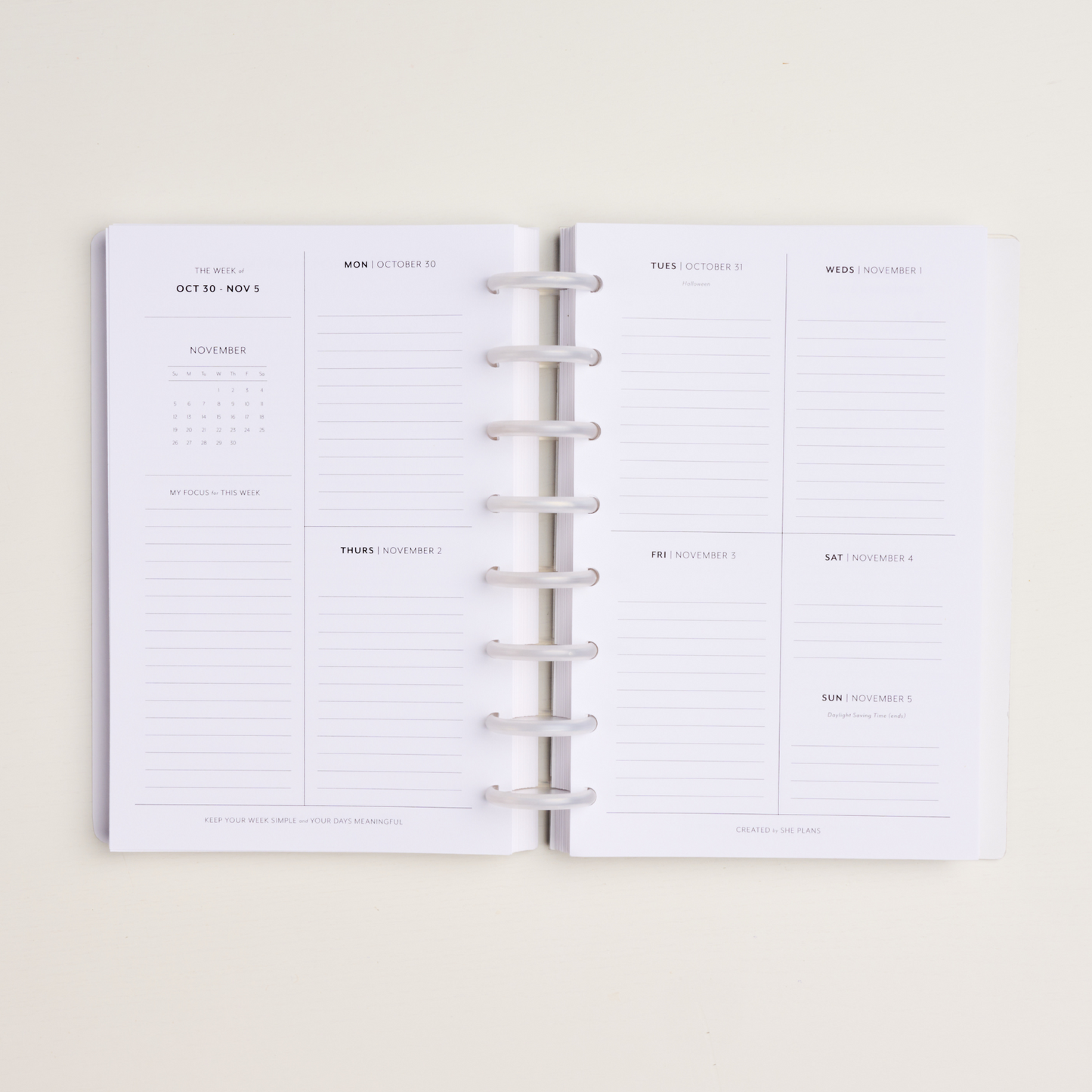 2024 Dated Planner Inserts, Daily