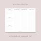 2027 Printable Quarterly At-A-Glance Planner