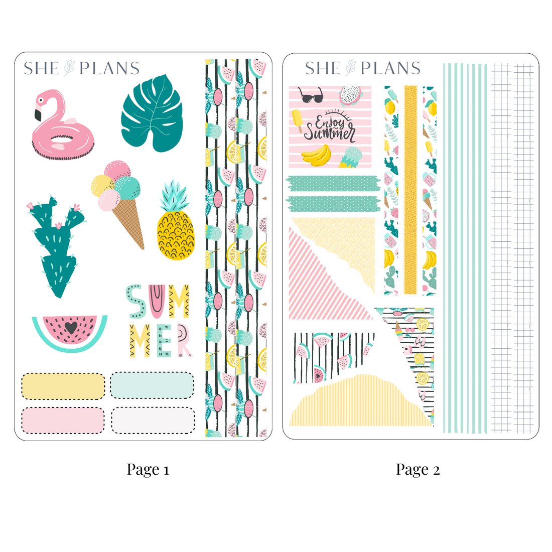 Quarter 2 Sticker Bundle – She Plans
