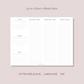 2026 Printable Quarterly At-A-Glance Planner