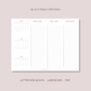 2026 Printable Quarterly At-A-Glance Planner