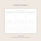 Gratitude Worksheet PDF
