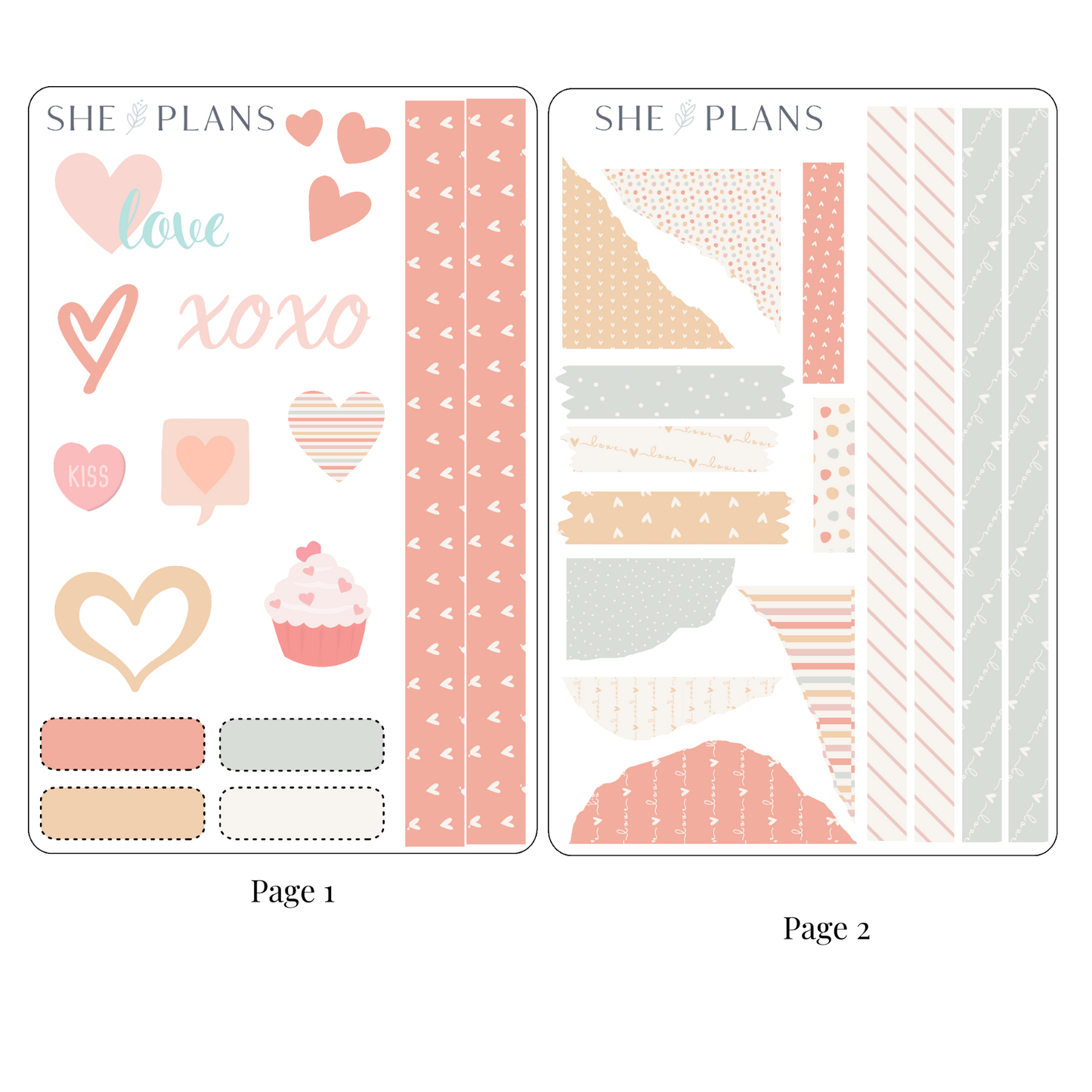 Heart Sticker Kit