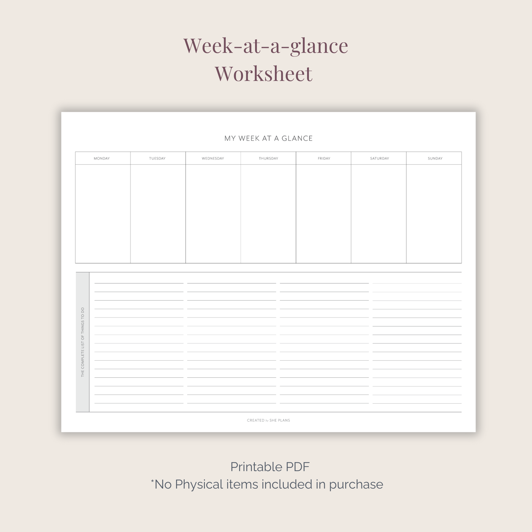 Week-at-a-glance PDF – She Plans week-at-a-glance-pdf-she-plans