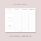2026 Printable Quarterly At-A-Glance Planner