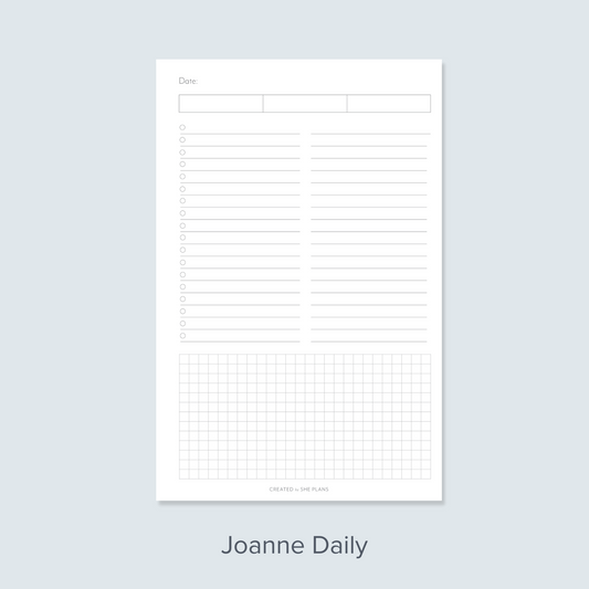 Joanne Daily Discbound Inserts (Quarterly Pack)