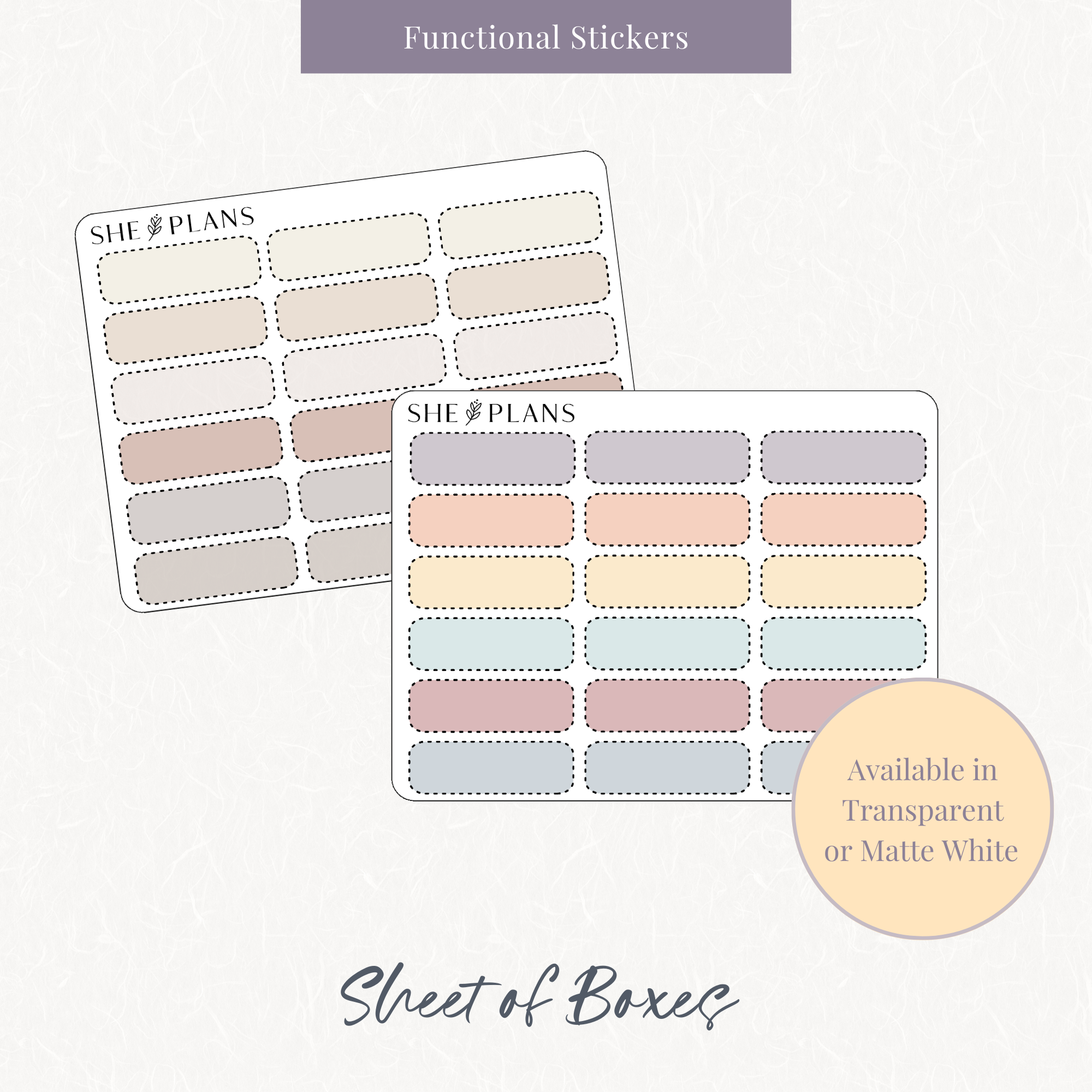 Box Stickers β She Plans