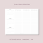 2026 Printable Quarterly At-A-Glance Planner