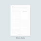 Block Daily Discbound Inserts (Quarterly Pack)